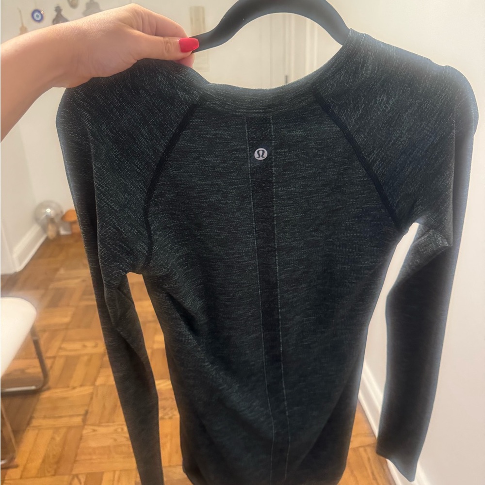 lululemon athletica Long Sleeve Top - Dark Gray